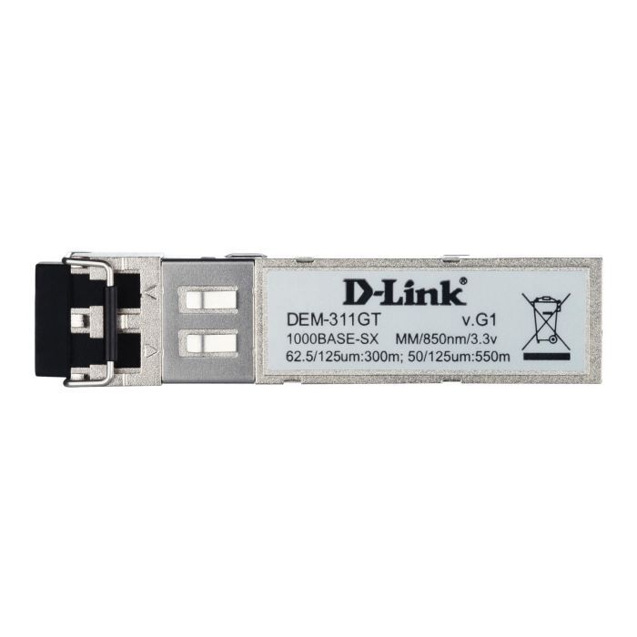 Модуль SFP D-Link Трансивер D-Link DEM-311GT SFP, 1x1000BaseSX, MM 550м, LC (10шт/уп) (DEM-311GT/10) изображение 2