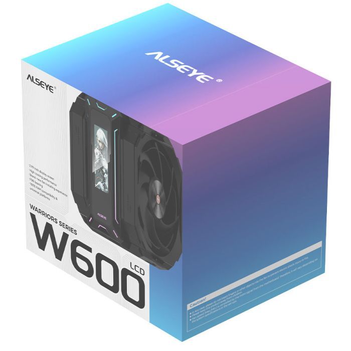 Кулер до процесора Alseye W600-LCD-B (AS.01.08.0047) зображення 2