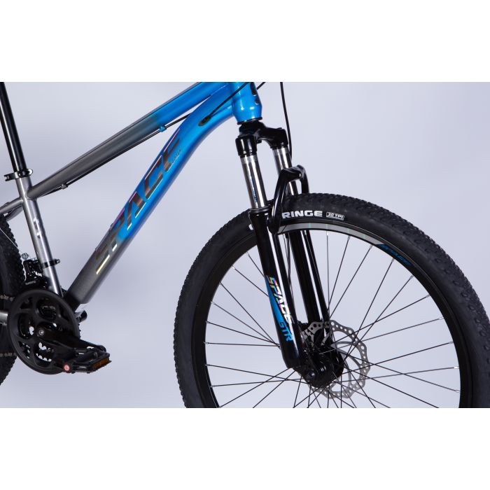 Велосипед Space 26" MARS DD FR рама-13" ST 2026 зелено-сріблястий (OPS-SP-26-076) зображення 4