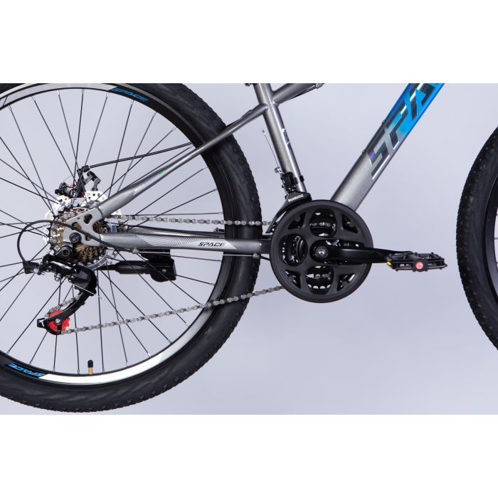 Велосипед Space 26" MARS DD FR рама-13" ST 2026 зелено-сріблястий (OPS-SP-26-076) зображення 5