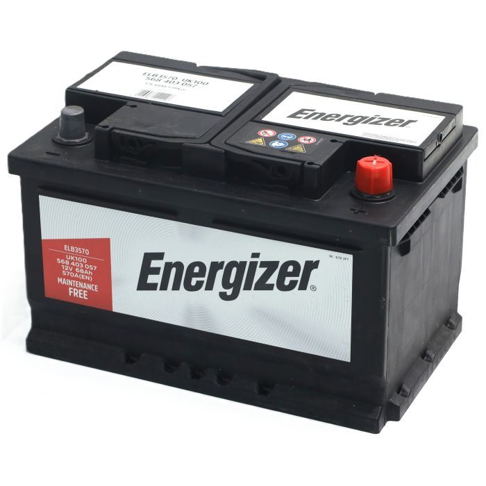 Аккумулятор автомобильный Energizer 68Ah-12v  R, EN570 (568 403 057)