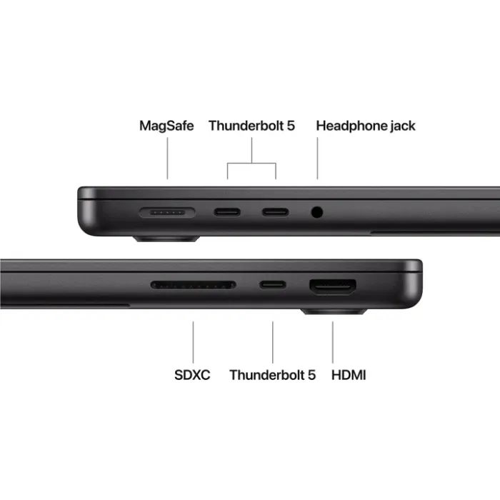 Ноутбук Apple MacBook Pro 14 A3434 M5 Space Black (MJ3D4UA/A) зображення 6