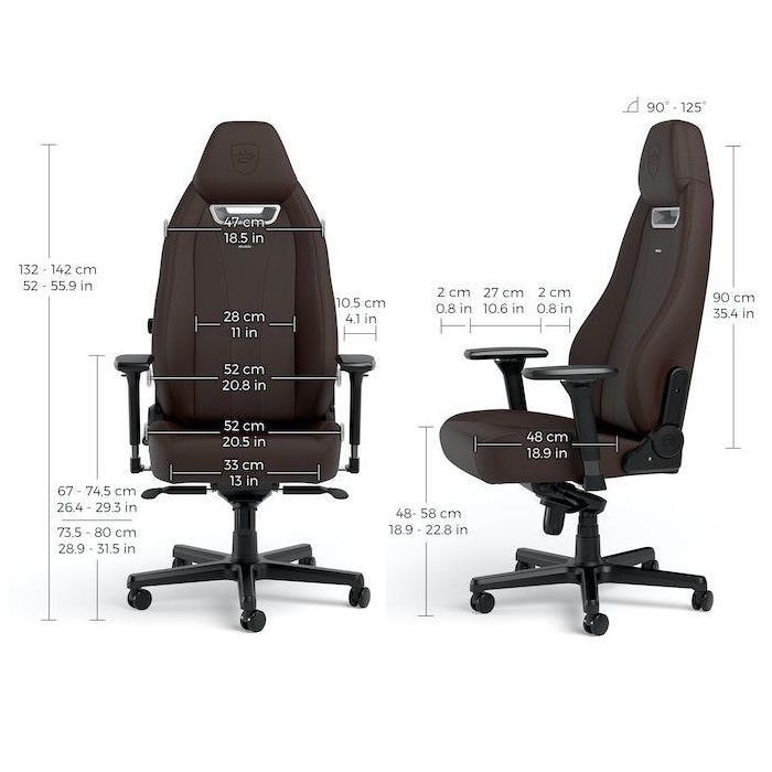 Кресло игровое Noblechairs LEGEND Black (NBL-LGD-GER-BED) изображение 5