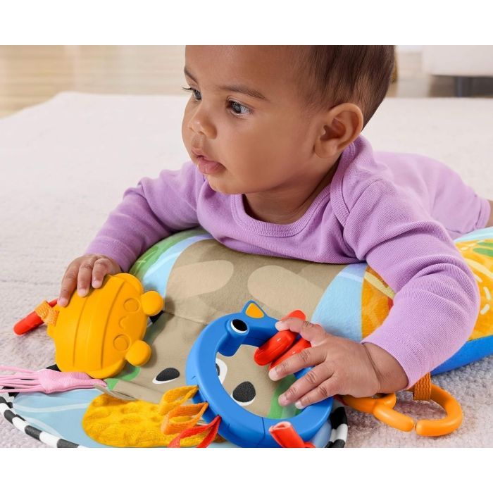 Дитячий килимок Fisher-Price Подушка для гри на животику "Лагідний ведмедик" (JHB44) зображення 7