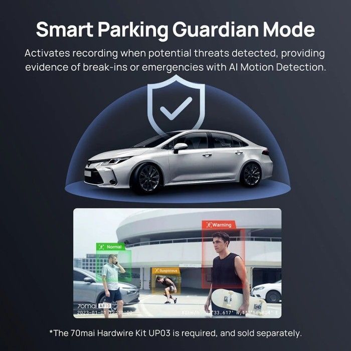 Відеореєстратор Xiaomi 70mai Dash Cam 4K A810S-2 Set (1182548) зображення 11