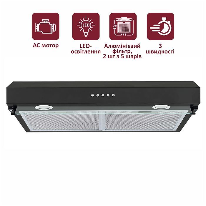 Вытяжка кухонная PRIME Technics PVCO 3860 BG изображение 2