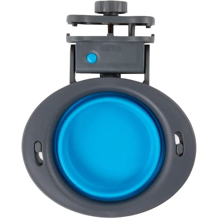 Посуда для собак Dexas Миска складная с креплением на клетку 240 мл голубая (0084297309206) изображение 3