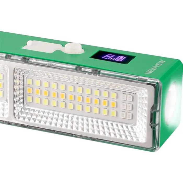 Фонарь NEWVEW NV-E967T Solar Panel 4000mAh Green (NWVW-NV-E967T-GN) изображение 3