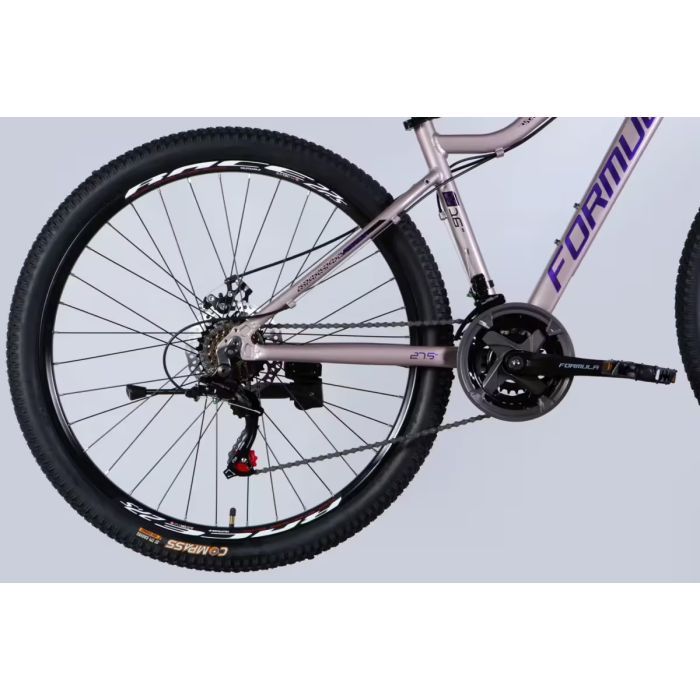 Велосипед Formula 27.5" ALPINA DD FR рама-16" AL 2026 сріблясто-фіолетовий (OPS-FR-27.5-294) зображення 5