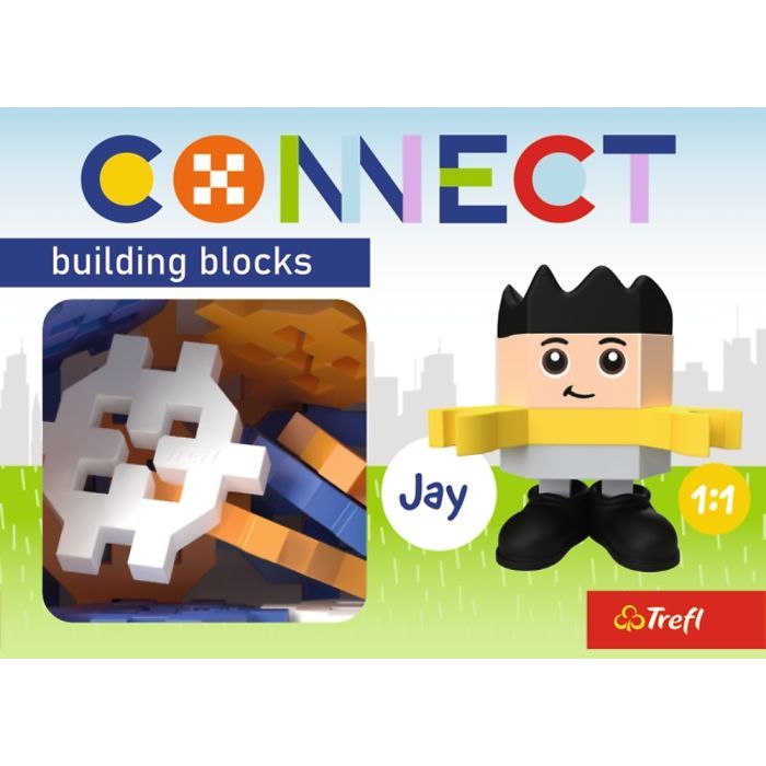 Конструктор Trefl Connect с игровой фигуркой Jay 35 деталей (5900511620061) изображение 5