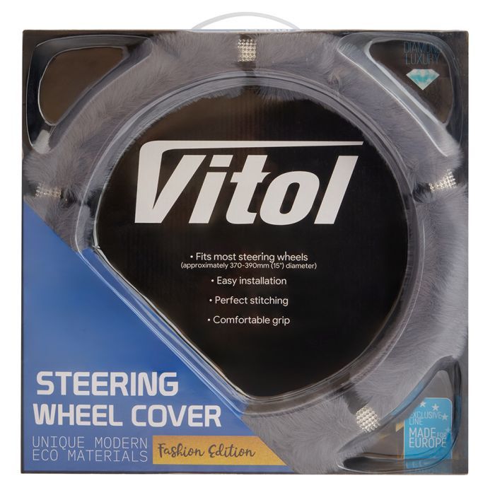 Чехол на руль VITOL M сір (VLOD-24FA6 GY M) изображение 6