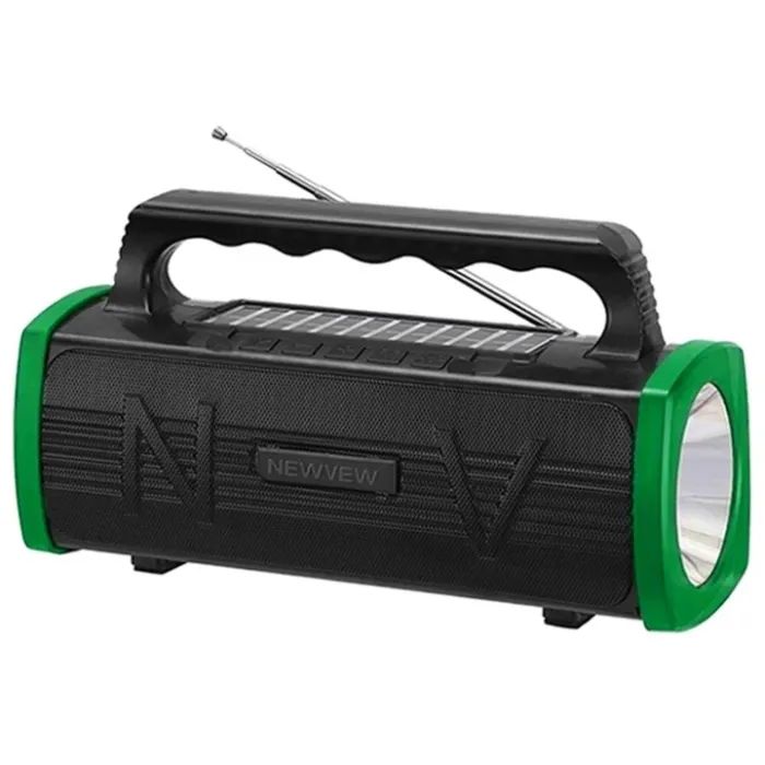 Акустическая система NEWVEW NV-9010 Solar Panel/BT/USB/TF/FM Blue (NWVW-NV-9010-BL)