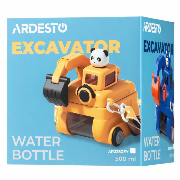 Пляшка для води Ardesto Excavator 500мл, пластик, синій (AR2250EB) зображення 9