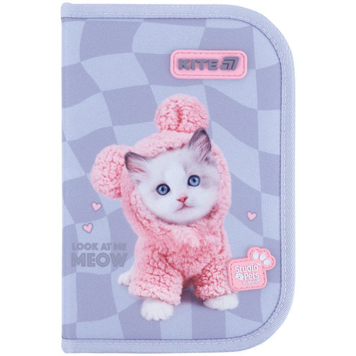 Пенал Kite Studio Pets 622, без наповнення, 1 відділення, 2 відвороти (SP26-622) зображення 2