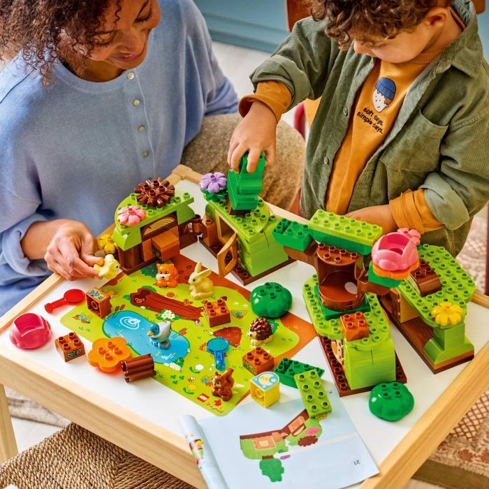 Конструктор LEGO DUPLO Лес открытий с дикими животными (10480) изображение 16