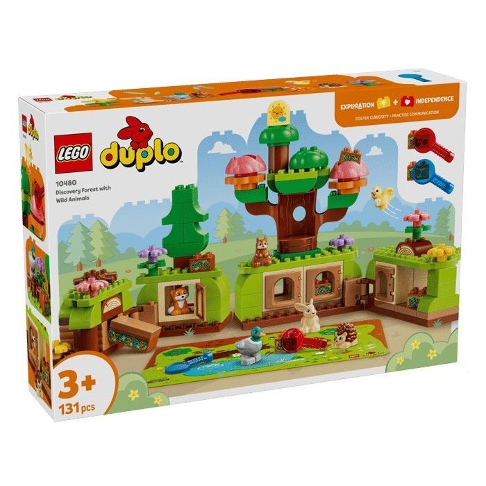 Конструктор LEGO DUPLO Лес открытий с дикими животными (10480)