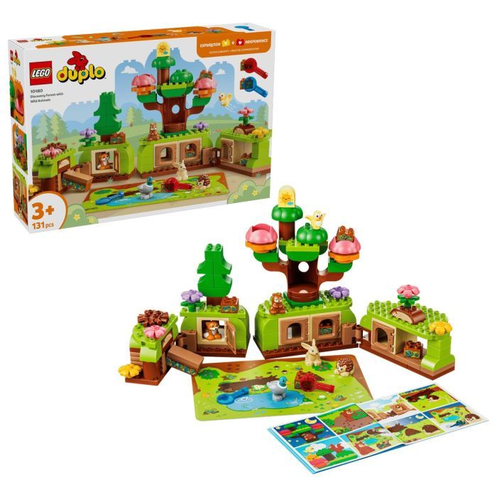 Конструктор LEGO DUPLO Лес открытий с дикими животными (10480) изображение 2