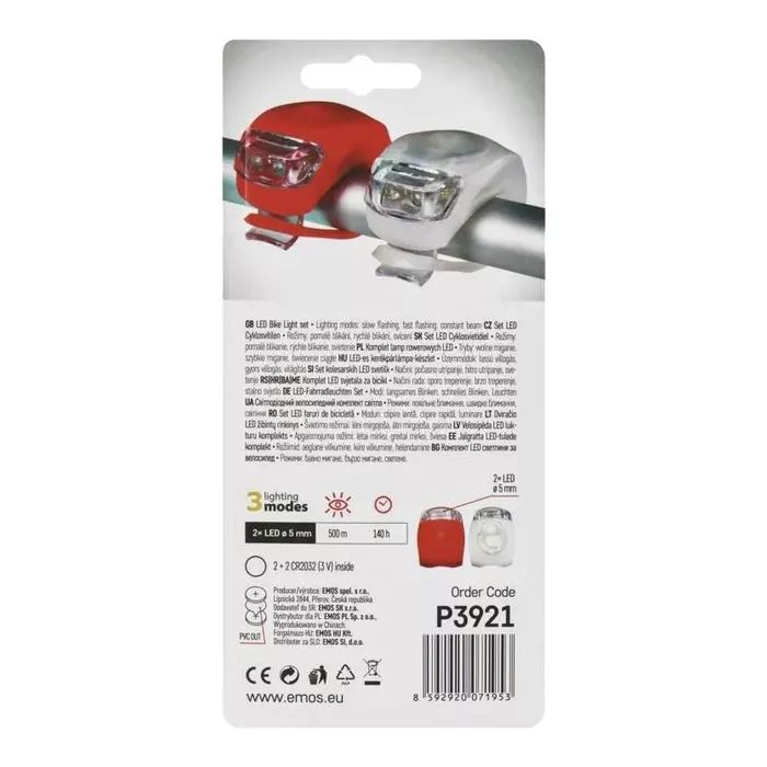 Комплект велофар EMOS P3921 изображение 6