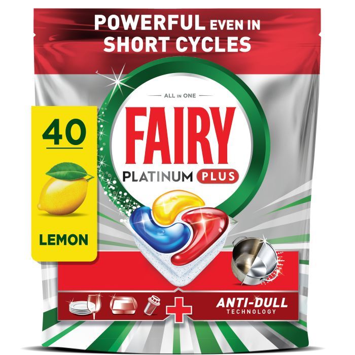 Таблетки для посудомоечных машин Fairy Platinum Plus All in One Lemon 114 шт. (8700216236317)