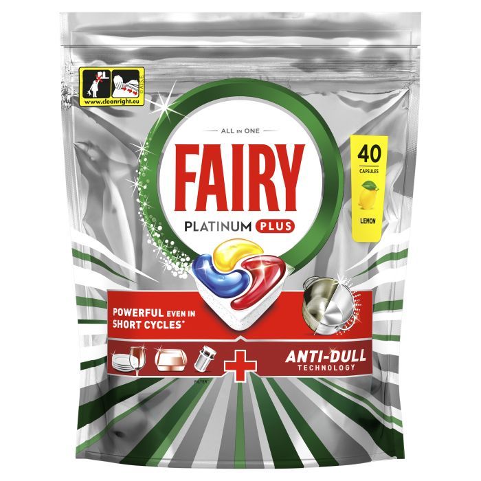 Таблетки для посудомоечных машин Fairy Platinum Plus All in One Lemon 114 шт. (8700216236317) изображение 2