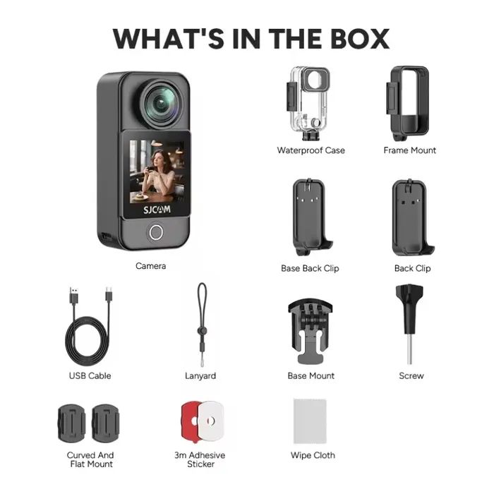Екшн-камера SJCAM C400 Pocket (6972476162374) зображення 3