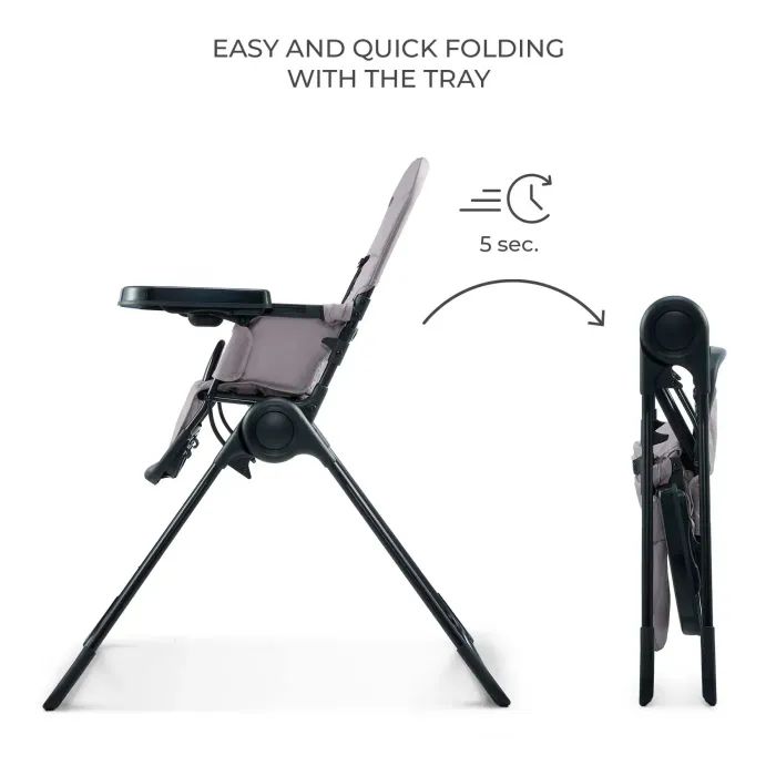 Стілець для годування Kinderkraft Binci Grey (5902533928002) зображення 2
