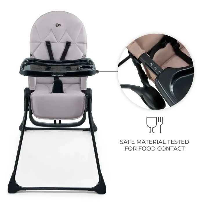 Стілець для годування Kinderkraft Binci Grey (5902533928002) зображення 3