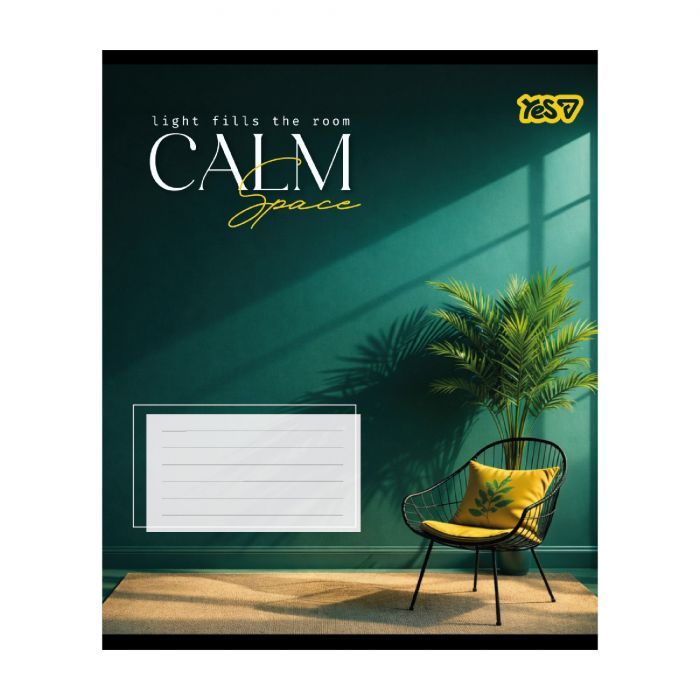 Зошит Yes Calm space А5 48 аркушів лінія (769109) зображення 6