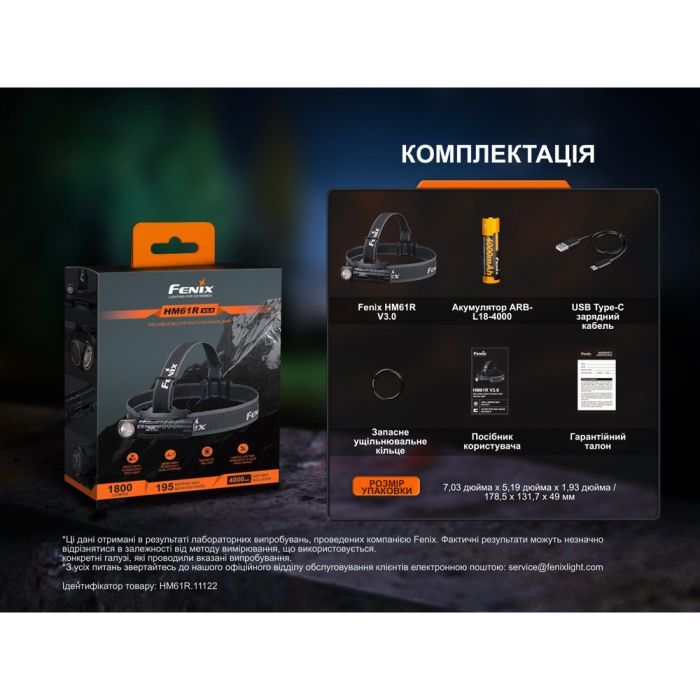 Фонарь Fenix HM61R V3.0 (HM61RV30) изображение 19