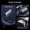 Кабель мультимедийный HDMI M to HDMI M 2.0m V2.2 16K60Hz 96Gbps braided black Ugreen (65900) изображение 7