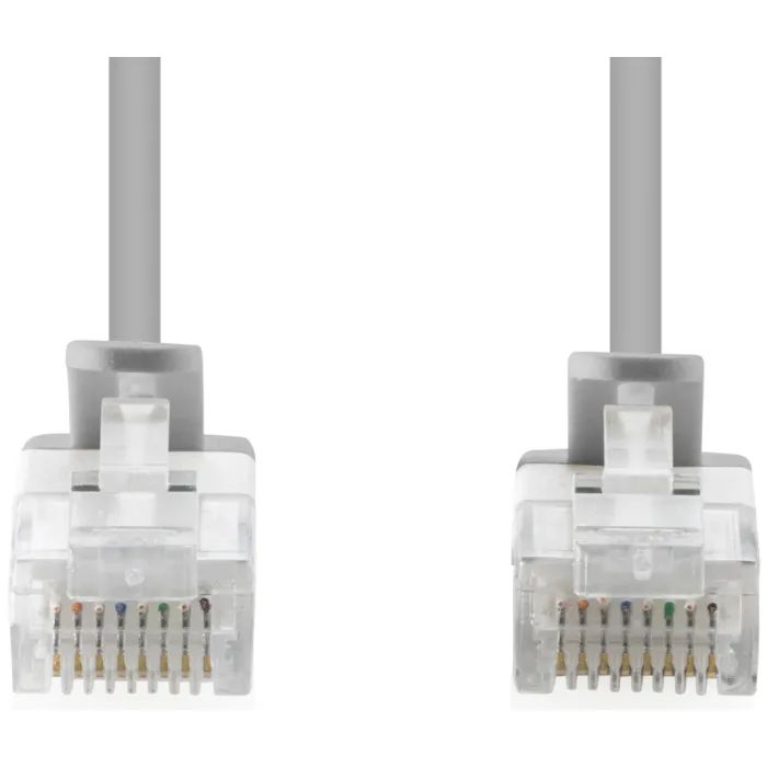 Патч-корд 1м, UTP, cat.6, Sliim, AWG 32/7, Cu, LSZH, grey Digitus (DK-1618-010S) изображение 2