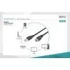 Дата кабель USB 2.0 AM/AF 1.8m black Digitus (AK-300203-018-S) изображение 4
