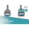 Дата кабель USB 2.0 AM/AF 1.8m black Digitus (AK-300203-018-S) изображение 5