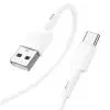 Дата кабель USB 2.0 AM to USB-C 1.0m 3A X83 white HOCO (6931474770912) изображение 3