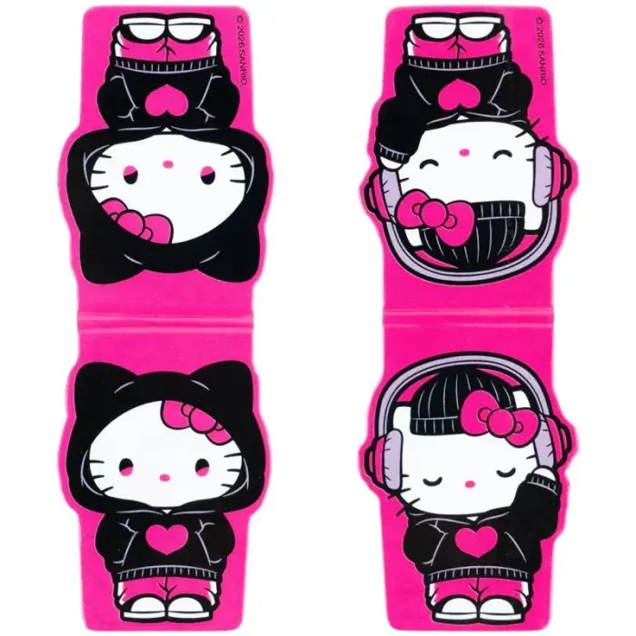 Закладки для книг Kite набор магнитных закладок с фигурными скрепками Hello Kitty (HK26-495) изображение 4