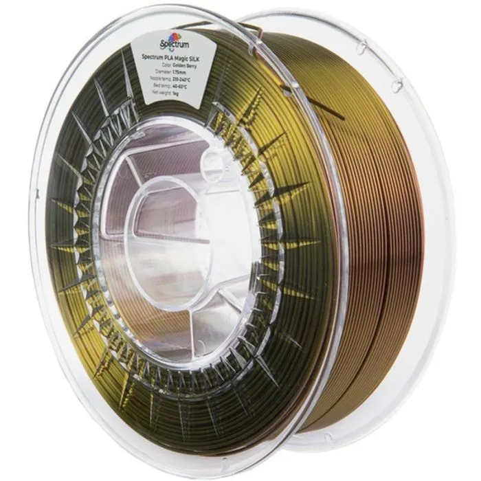 Пластик для 3D-принтера Spectrum PLA Magic SILK 1.75mm 1kg GoldenBerry (81411)