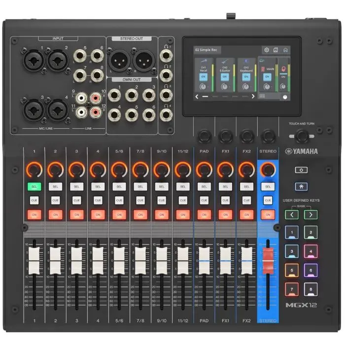 Мікшерний пульт Yamaha MGX12 Black зображення 2