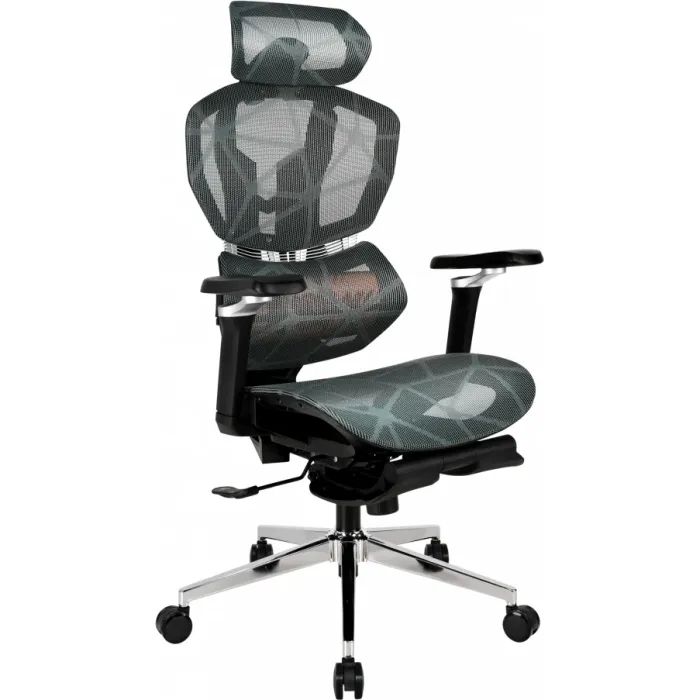 Кресло игровое GT Racer X-7002 Black/Gray изображение 2