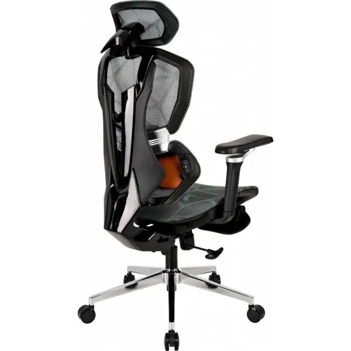 Кресло игровое GT Racer X-7002 Black/Black/Green (X-7002 Black/Black/Green (Massage)) изображение 5