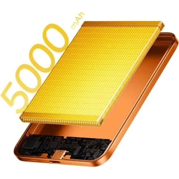 Батарея універсальна Xiaomi 5000mAh UltraThin Magnetic 15W Orange (BHR0975GL) зображення 8