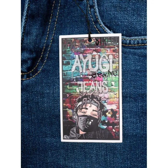 Джинси дитячі A-Yugi звужені (5400-170B-blue) зображення 4