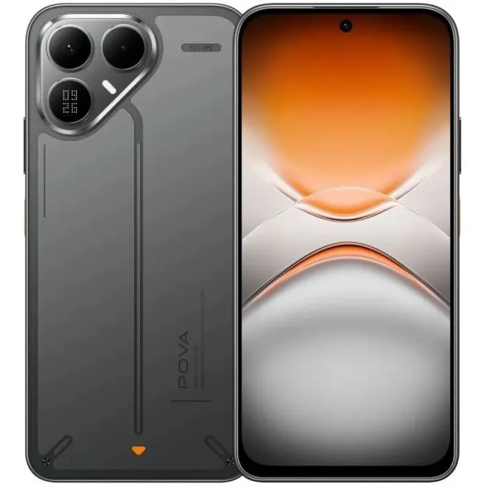Мобильный телефон Tecno POVA 8 8/128Gb Graphite Black (4894947132322)