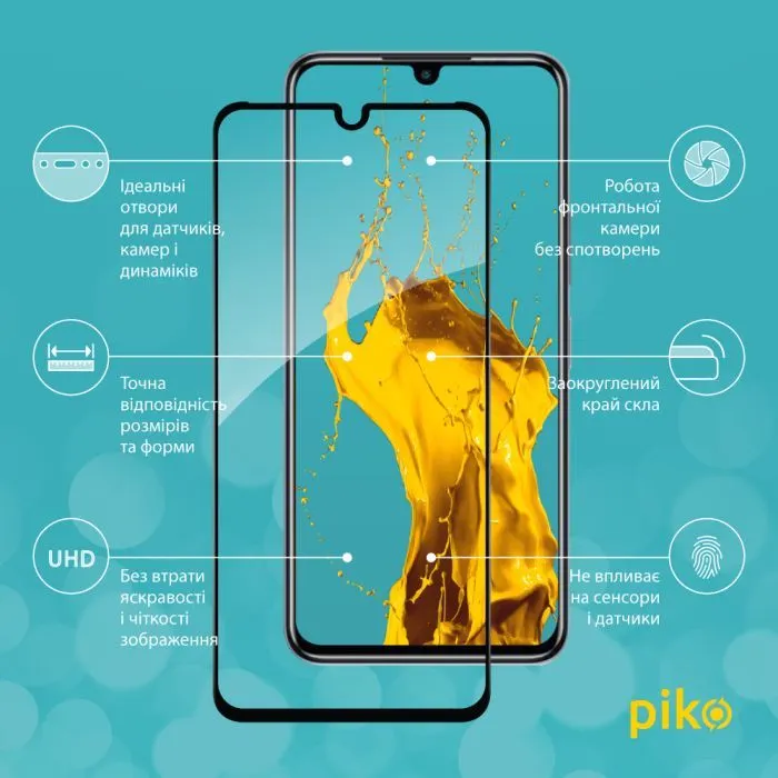 Скло захисне Piko Full Glue Infinix Note 12 Pro Black (1283126546655) зображення 3