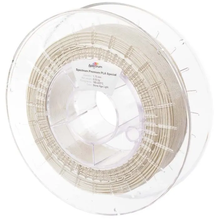 Пластик для 3D-принтера Spectrum PLA Special 1.75mm 0.5kg Stone Age Light (80166)