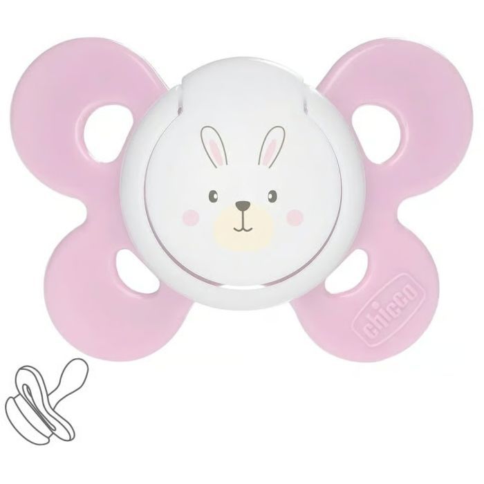 Пустышка Chicco Physio Light силіконова від 16 до 36 місяців 2шт. (люмінесцентна) (71086.40)