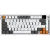 Клавиатура Ajazz AF82 Wireless/Bluetooth/USB UA Gray/White/Orange (AF82-GWO) изображение 2
