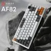 Клавиатура Ajazz AF82 Wireless/Bluetooth/USB UA Gray/White/Orange (AF82-GWO) изображение 5