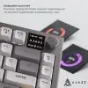Клавиатура Ajazz AF82 Wireless/Bluetooth/USB UA Gray/White/Orange (AF82-GWO) изображение 8