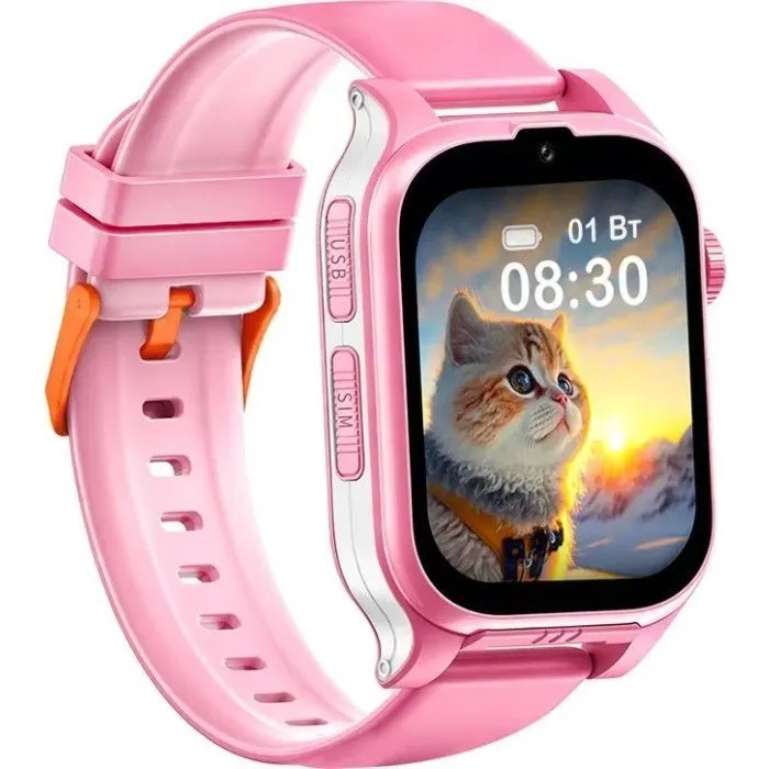 Смарт-годинник Amigo GO810 ULTRA 4G GPS Pink Смарт-годинник для дітей (1215652) зображення 4