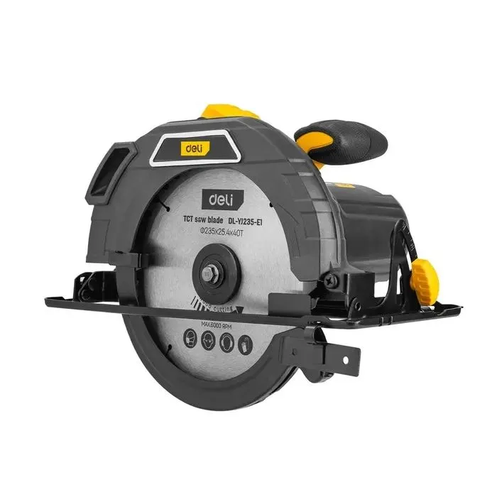 Циркулярна пила Deli 2,2kW, 9-1/4", 40T (DL-YJ235-E1) зображення 3